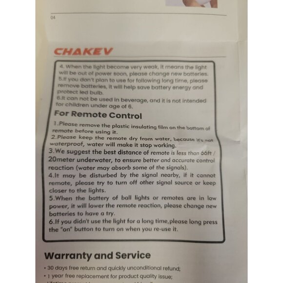 LED Ball Light With Remote Control Color-Changing Waterproof 16 Colors 3 Dynamic - Picture 9 of 9